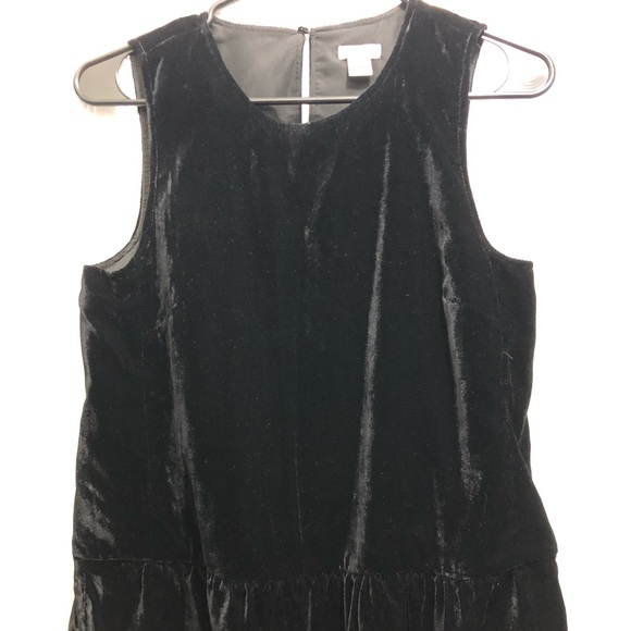 J. Crew Tops - Jcrew Black peplum velvet sleeveless top size 2 J. Crew Tops - Jcrew Black peplum velvet sleeveless top size 2